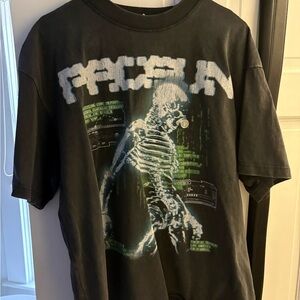 PacSun Black Skeleton Graphic Tee